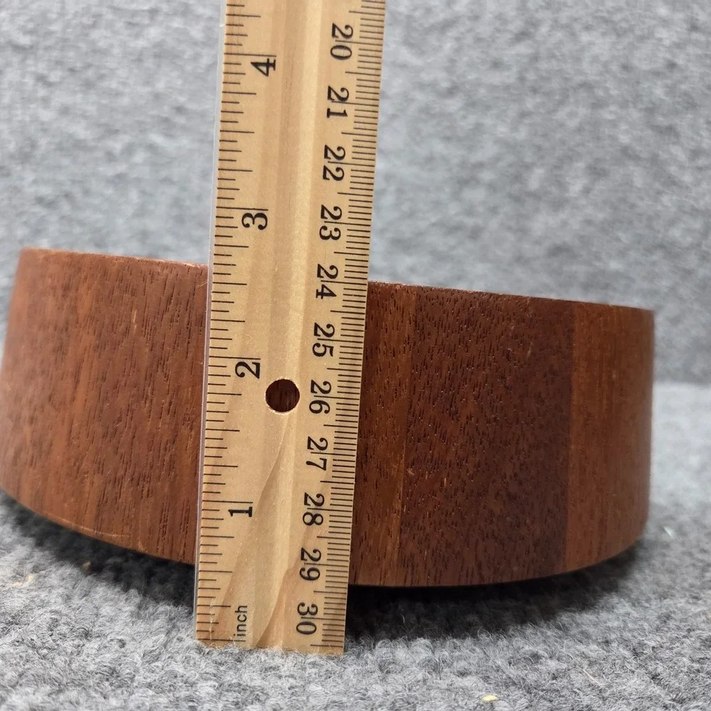 MCM Teak Serving Bowl Dansk Designs VTG Scandinavian Design 70s Dansk Kobenstyle